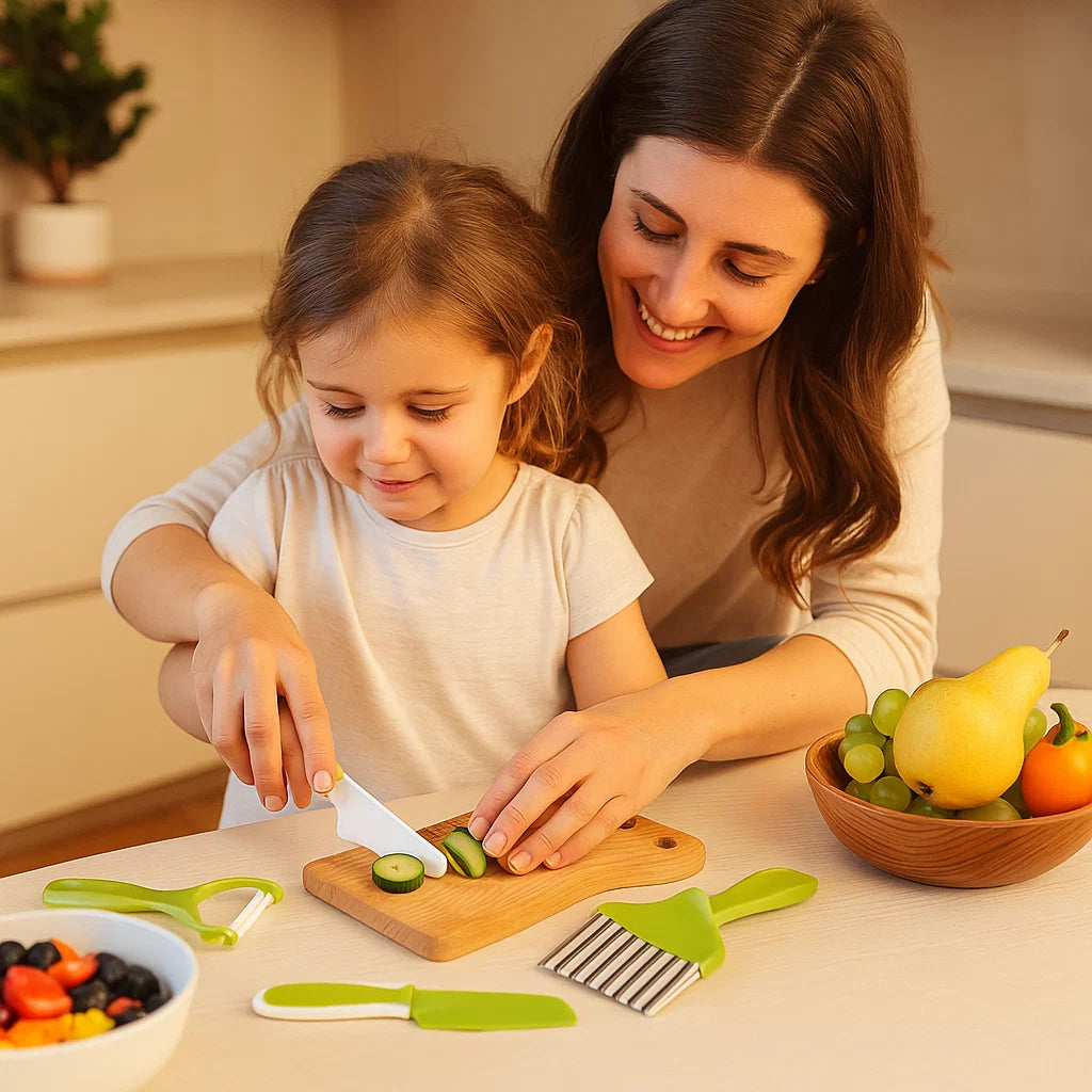 SliceJoy™ — Ignite Your Child’s Confidence with Safe, Fearless Kitchen Fun