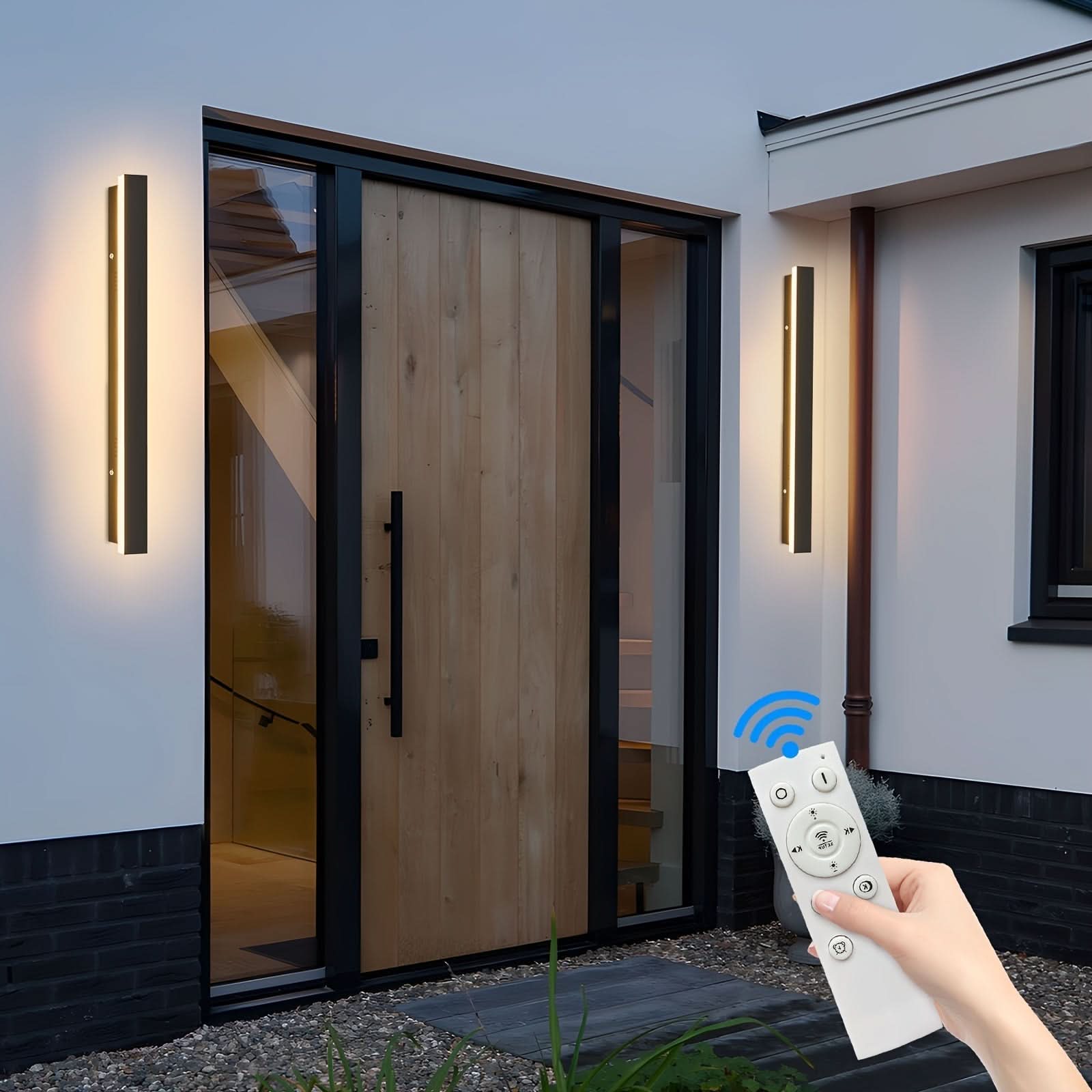 Dimmable Outdoor Wall Sconce - Long-Style Lighting Fixture