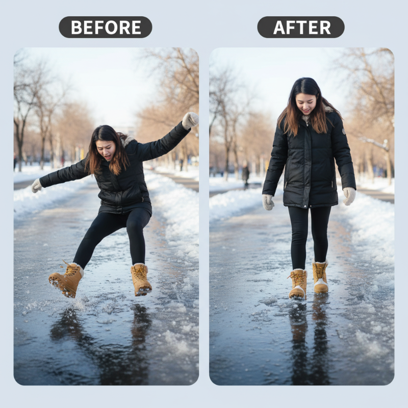 FrostTread™ — Own Winter with Unshakable Grip and Featherlight Freedom