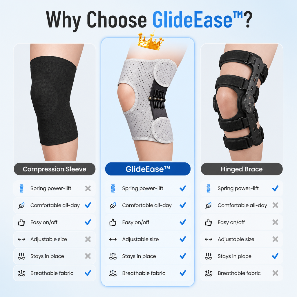 GlideEase™ — Conquer Stairs Again Without Holding the Railing
