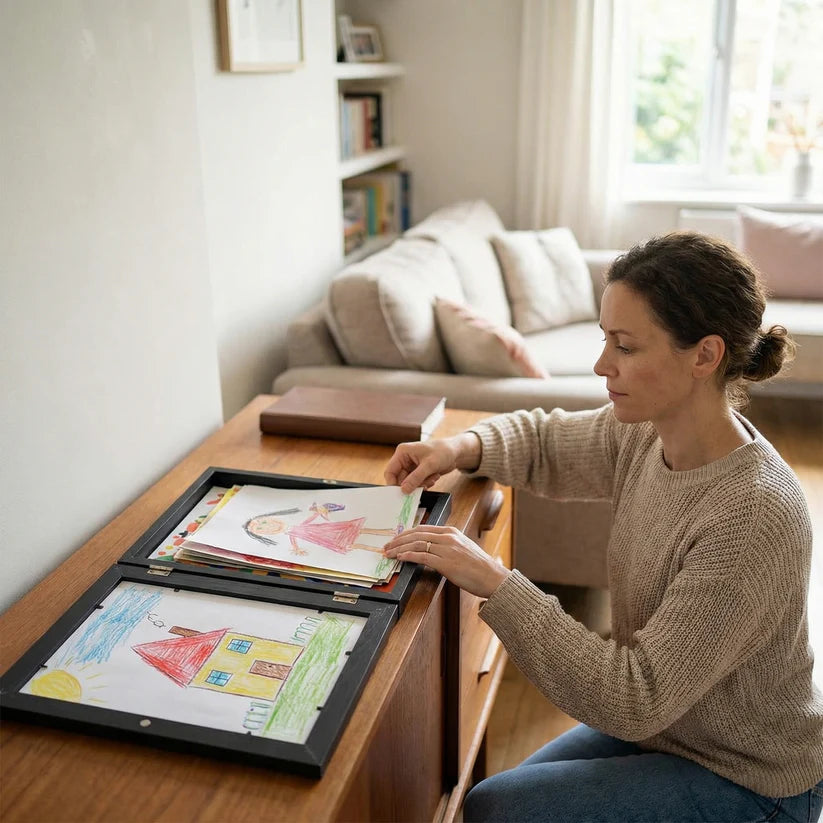 MasterFrame™ — Turn Your Child’s Artwork Into a Proud, Ever-Changing Home Gallery