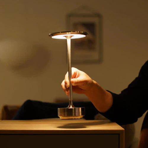 Wireless LED Desk Lamp with Dimmer – Warm Mood Lighting Anywhere
