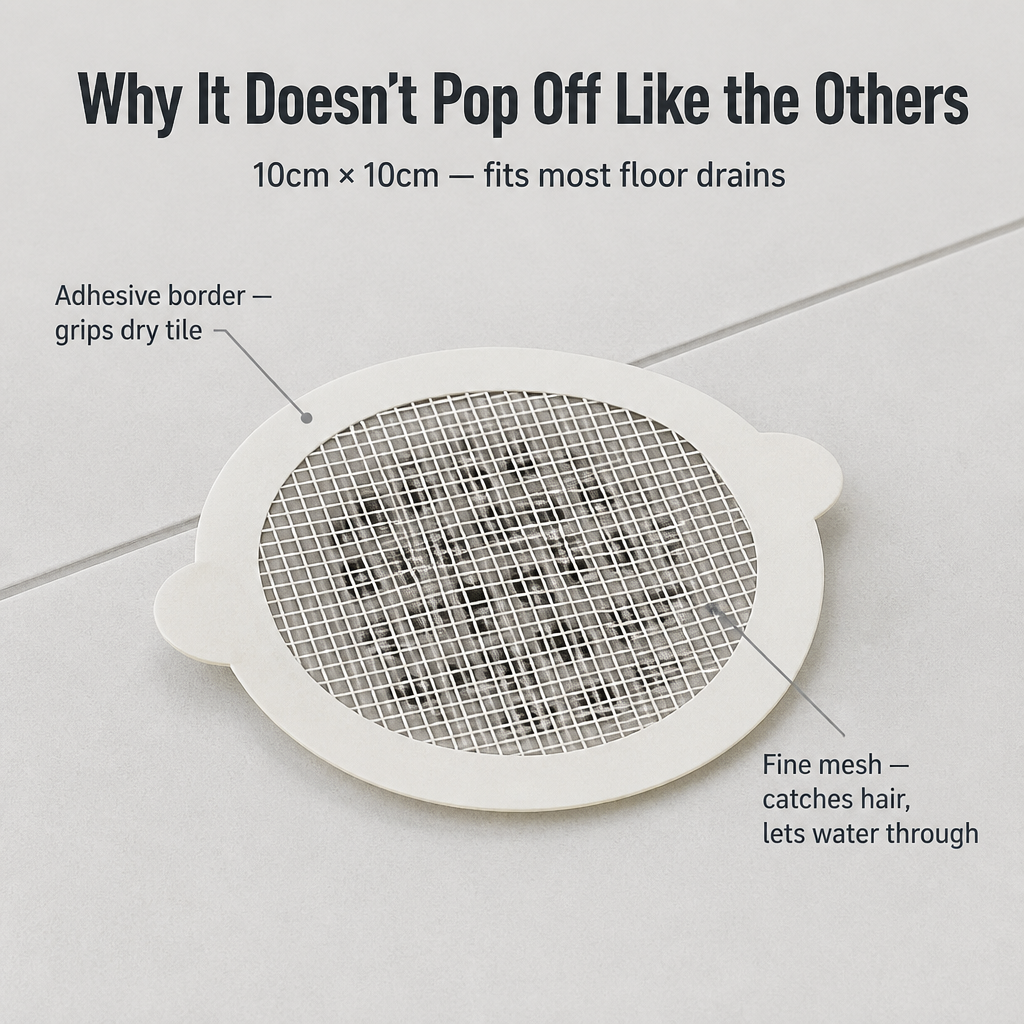 DrainGuard™ — Prevent Hair Blockages Before They Ruin Your Shower Drain