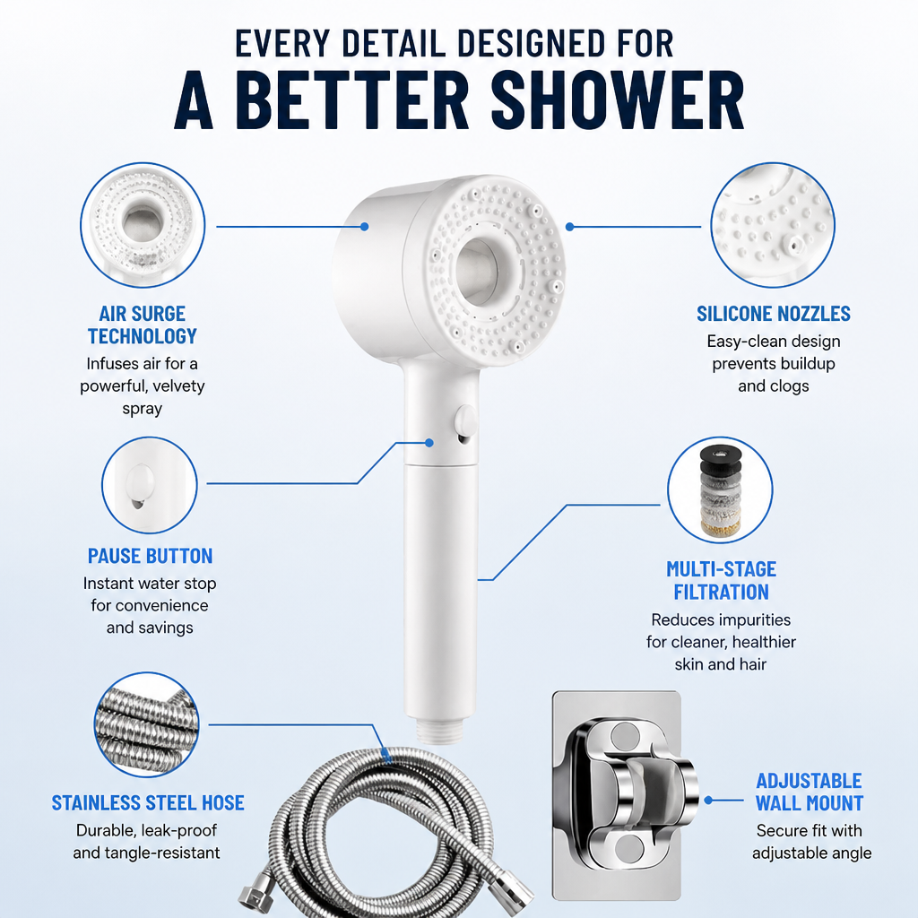 VivantPure™ — Recharge Your Senses with Silky, Powerful Showers That Glow