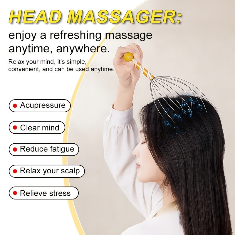 Relaxation Buddy – Octopus-Inspired Scalp Massager for Stress Relief