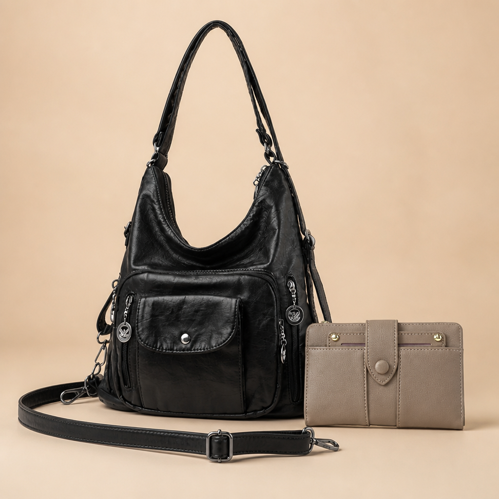 VersaLuxe™ Convertible Shoulder Bag — Own Every Moment with Effortless Style and Perfect Order