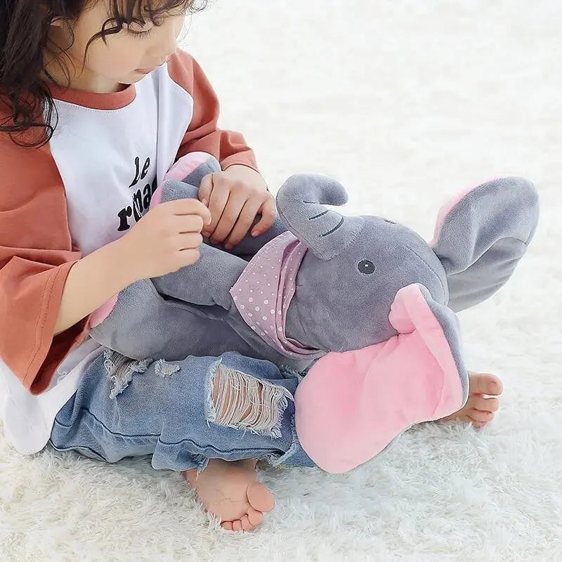 Soft Elephant Toy with Music – Bendable Ears & Assured Child Delight