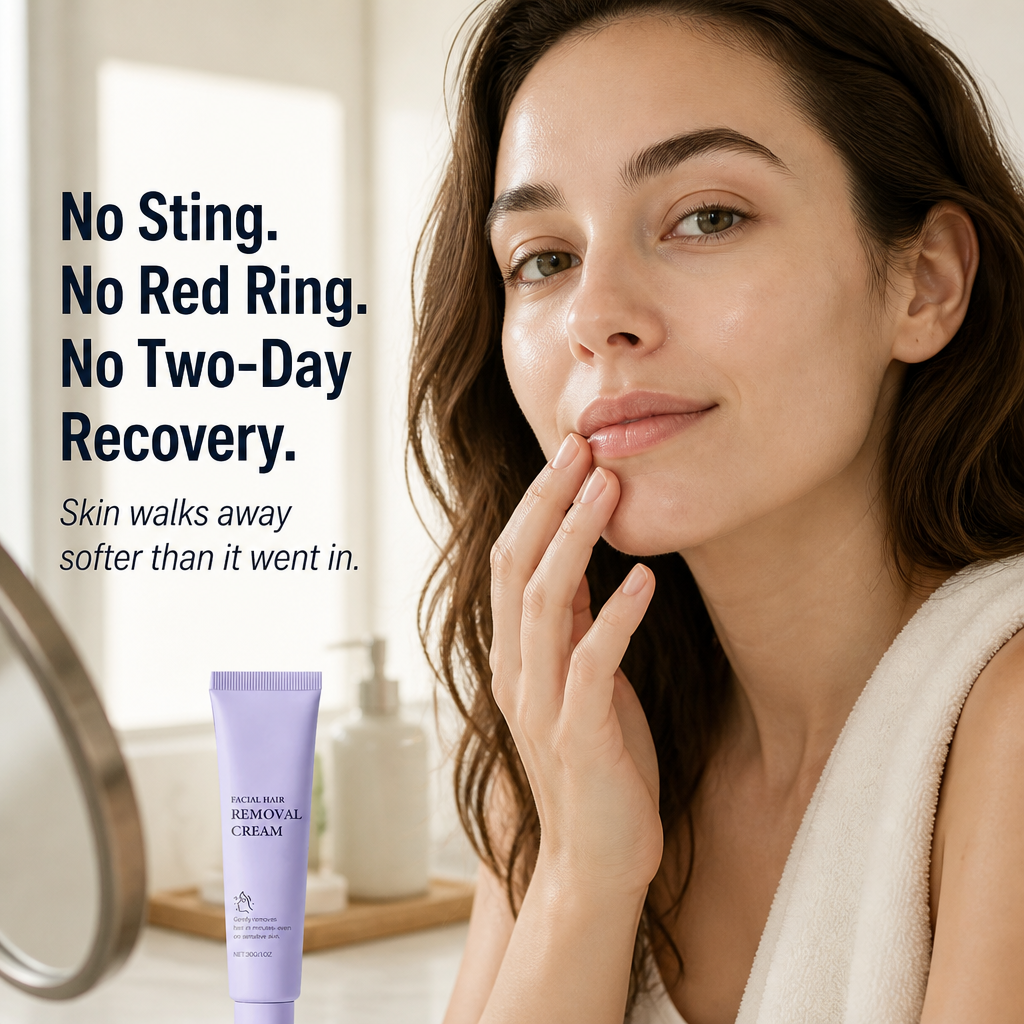 VelvetSheer™ — Remove Peach Fuzz Fast Without Heat or Chemical Odor