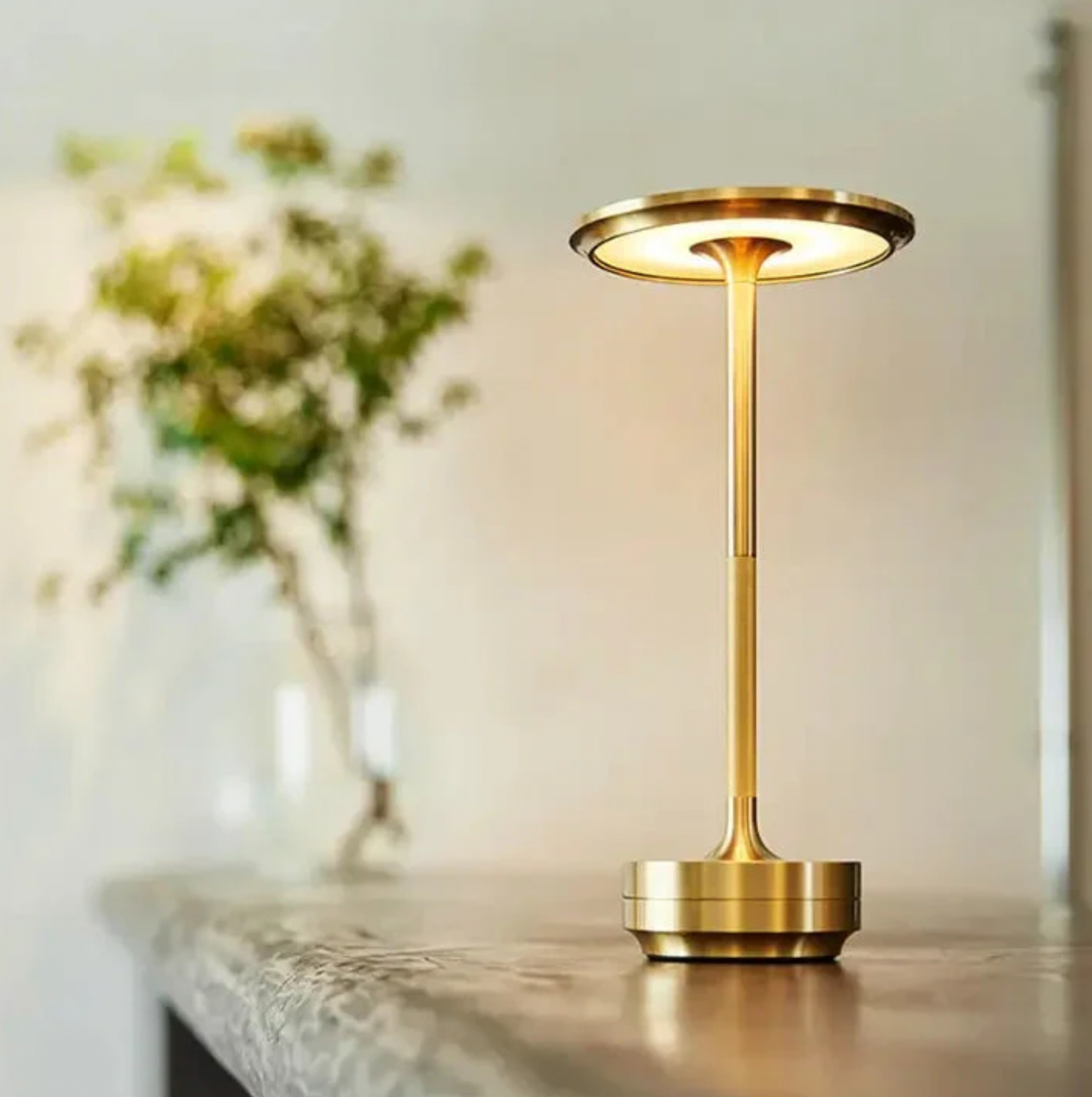 LuminaLux - Wireless Style Lamp | USB Rechargeable | Touch Activated | Table Lamp | Ambient Lighting