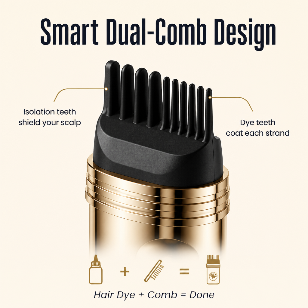 LuxeShade™ — Hide Stubborn Grays in 60 Seconds Without the Salon Mess