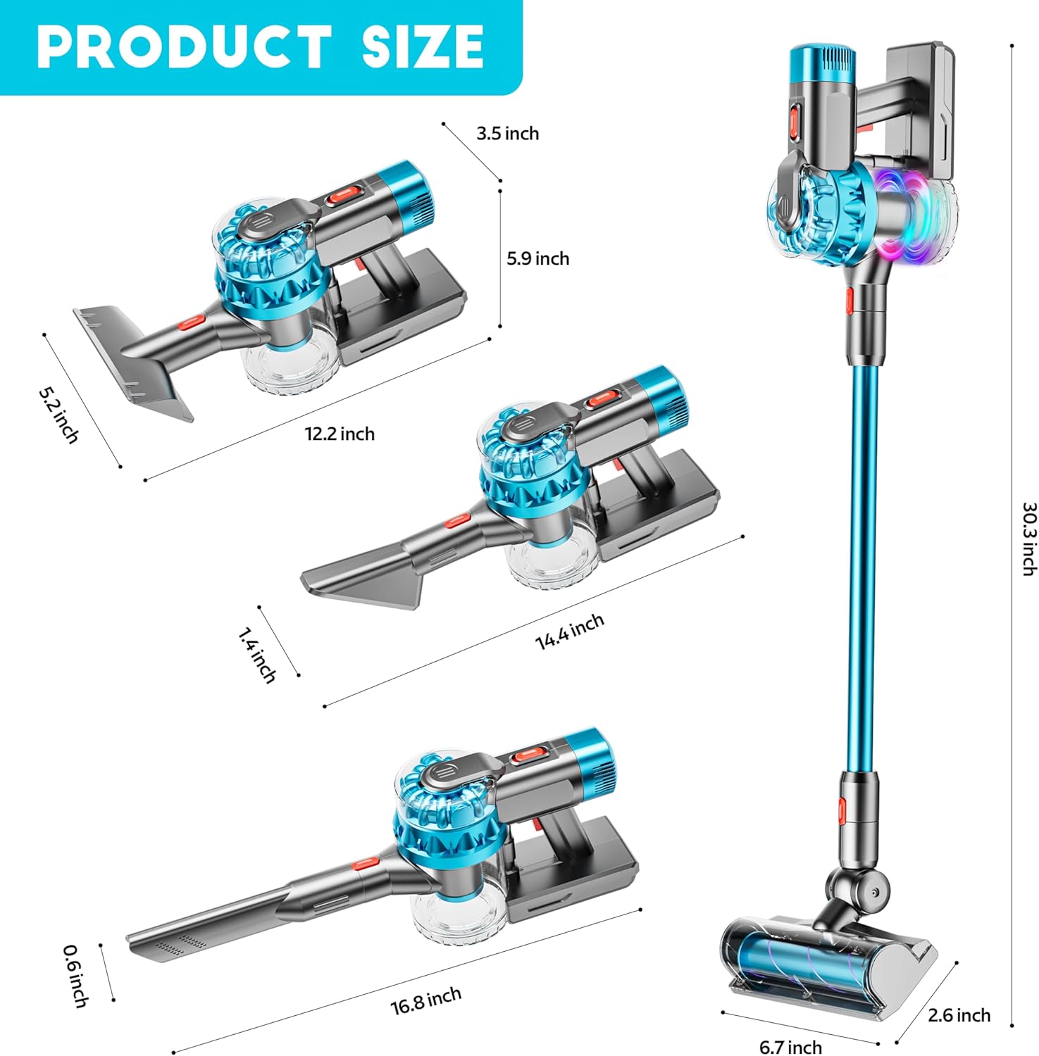 Multi-Function Kids Cleaning Vacuum with Realistic Action