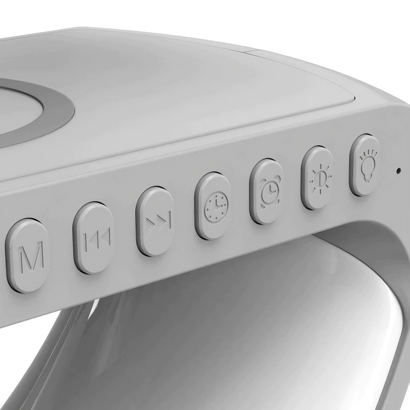 Versatile 4-in-1 Wake-Up Hub with Mood Lighting & Charger