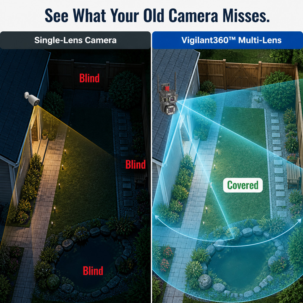 Vigilant360™ — Secure Every Corner With Multi-Lens HD View