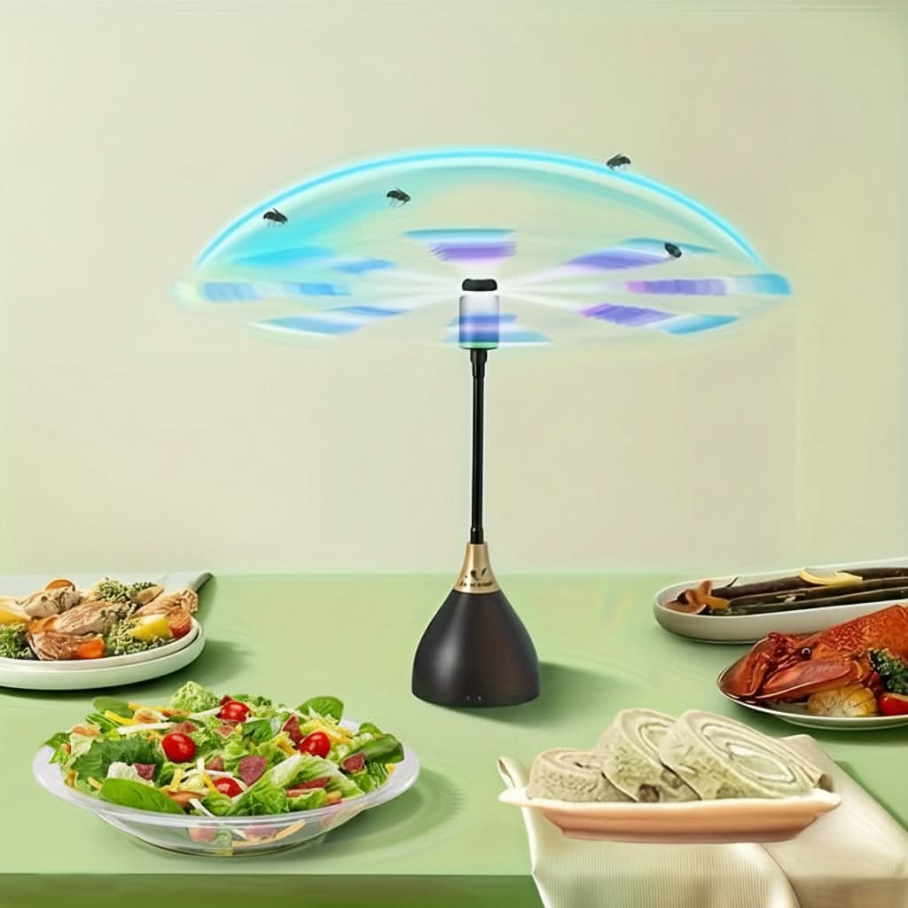 Tabletop Fly Repellent Fan for Summer Gatherings and Outdoor Picnics
