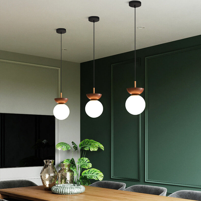 Glass Sphere Pendant Lamp