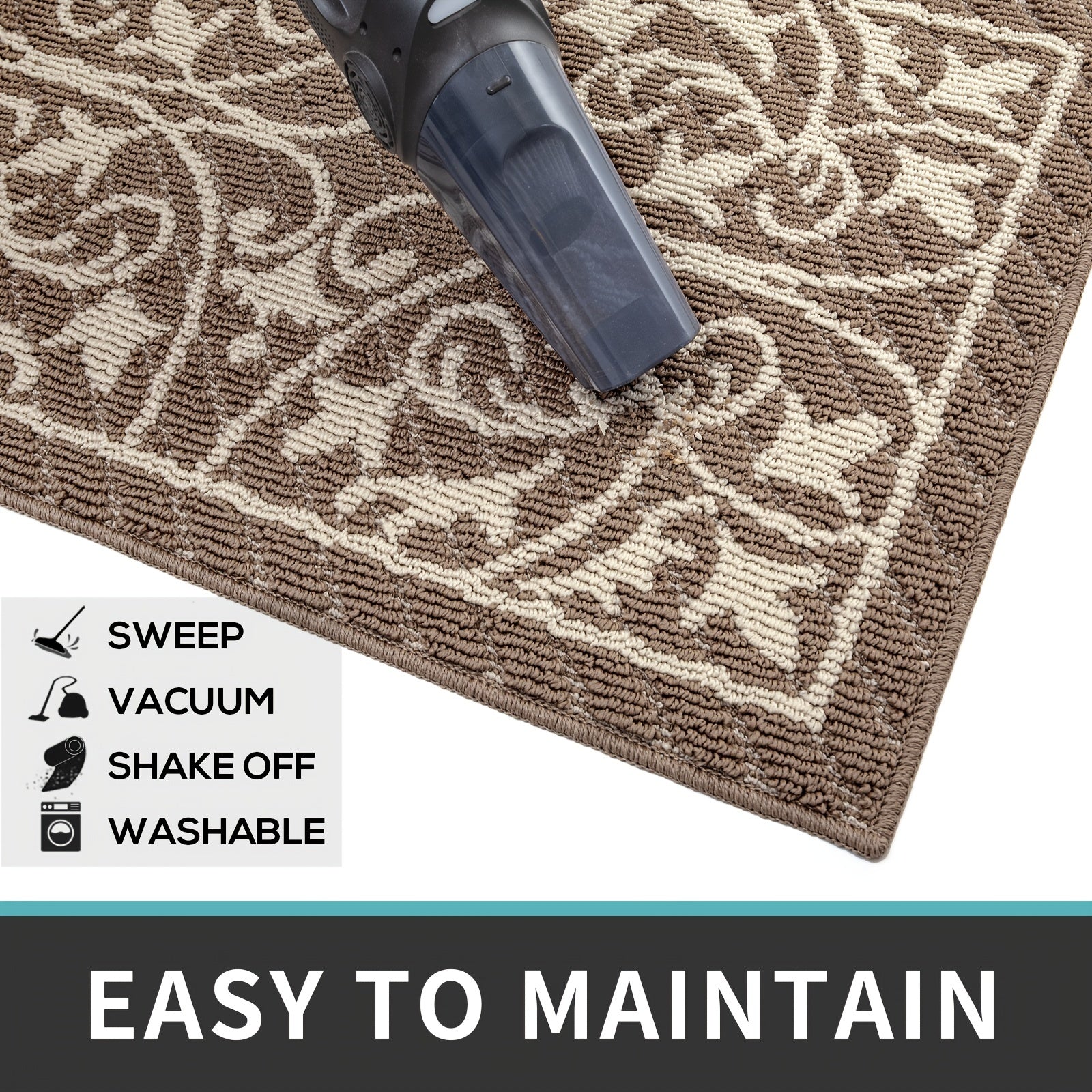 SafeStep - Sleek Indoor Entryway Rug with Non-Slip Feature