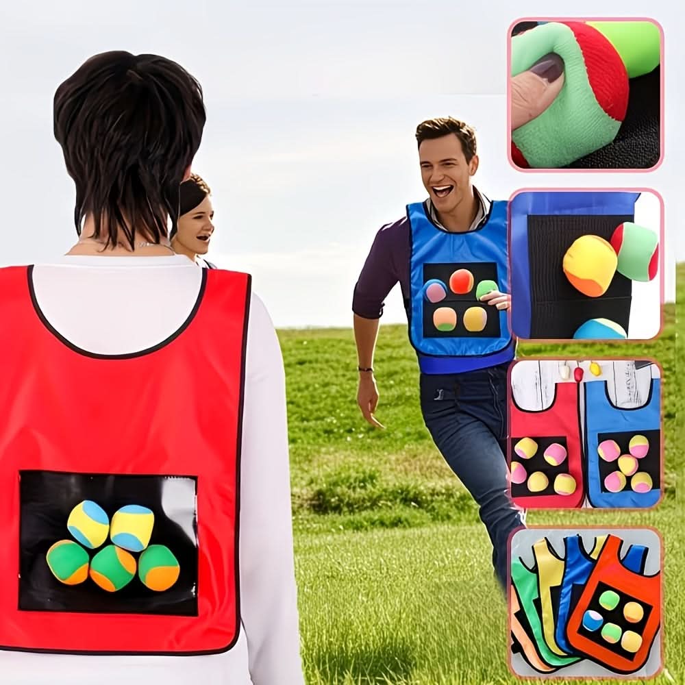 Safe Sticky Ball Game for Outdoor Play in the Backyard and Lawn