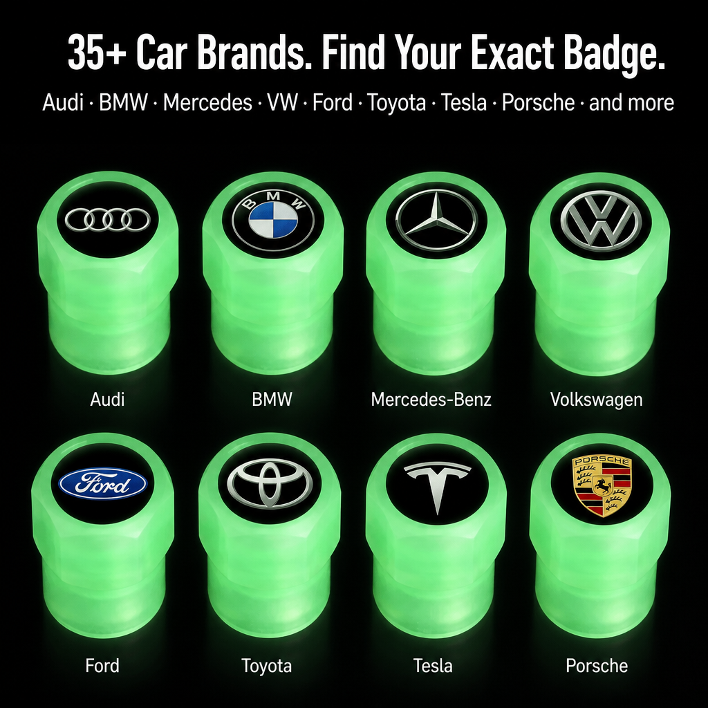 VivaDrive™ — Light Up Your Wheels With Your Car’s Precise Logo, Battery-Free