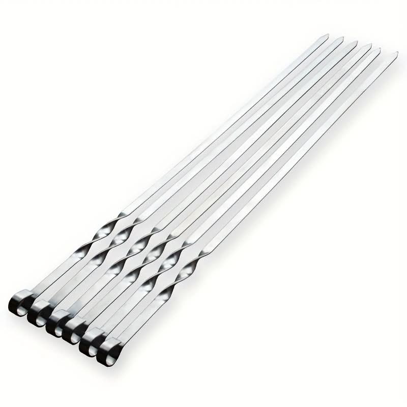 Set of BBQ Skewers with Extended Handles