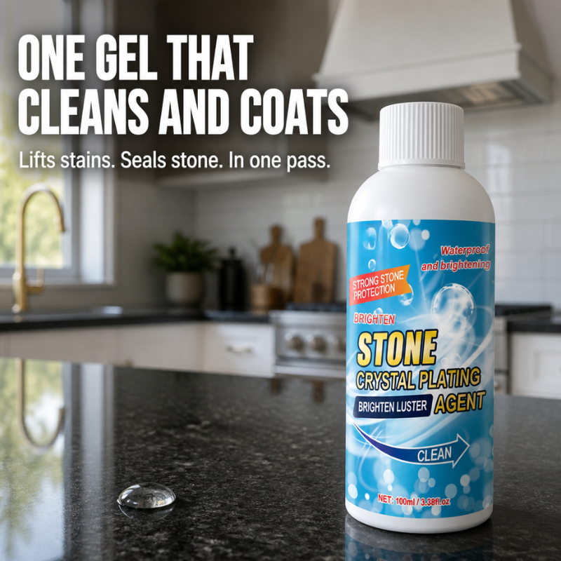 CrystalSure™ — Remove Years of Stains and Lock in Stone Shine Fast