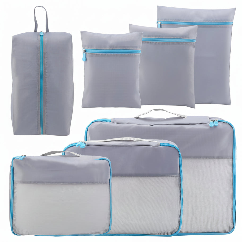 TravelMate - 7-Piece Lightweight Luggage Organizer Set