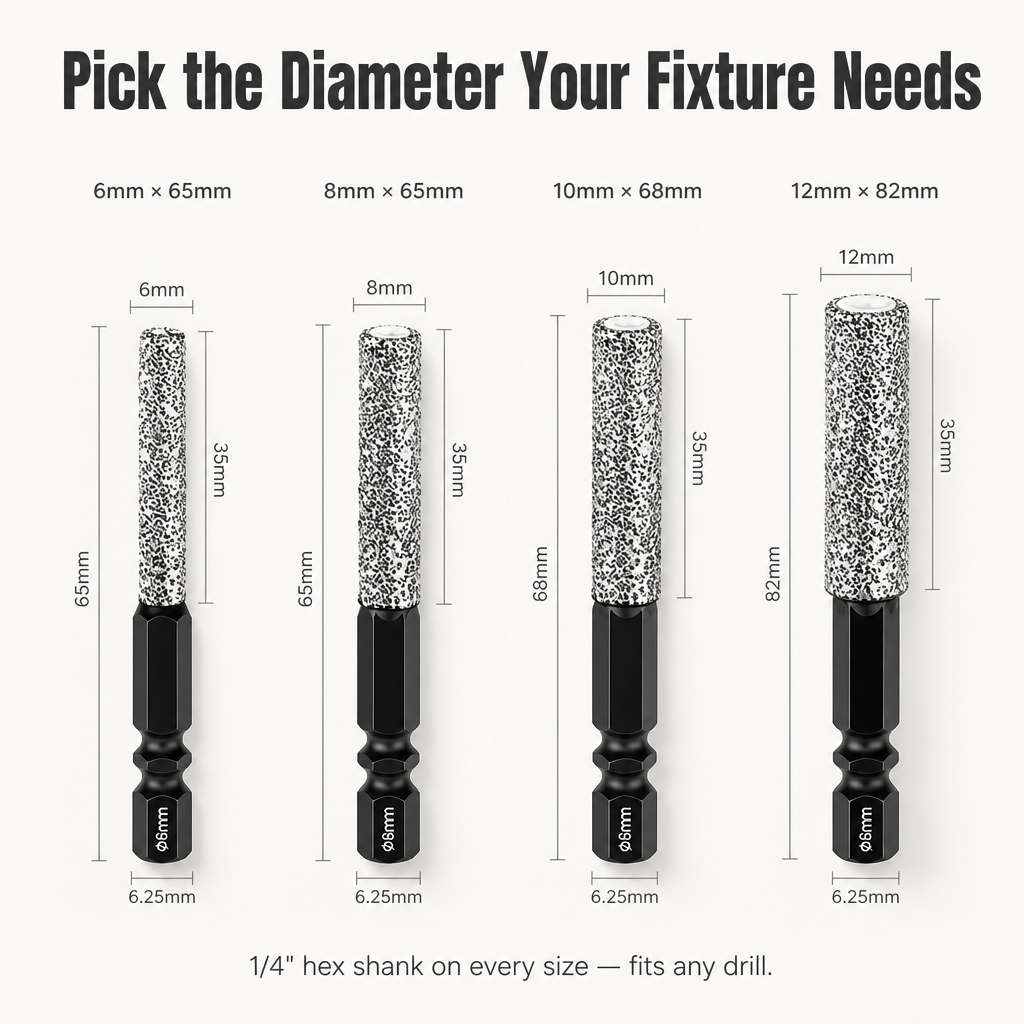 TitanEdge™ — Drill & Grind Porcelain, Marble and Glass Cleaving Without Cracks