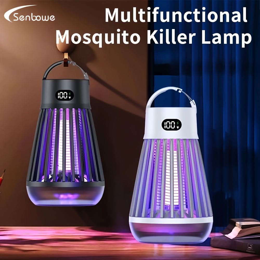 Cordless Mosquito Zapper with Hook for Easy Hanging