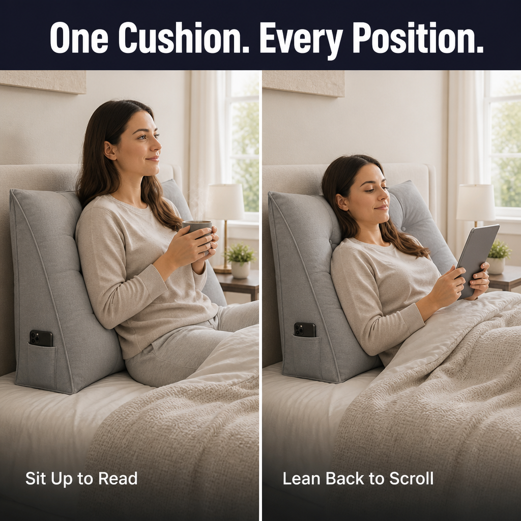 SpinaRest™ — Effortless Back and Neck Support for Cozy, Pain-Free Evenings