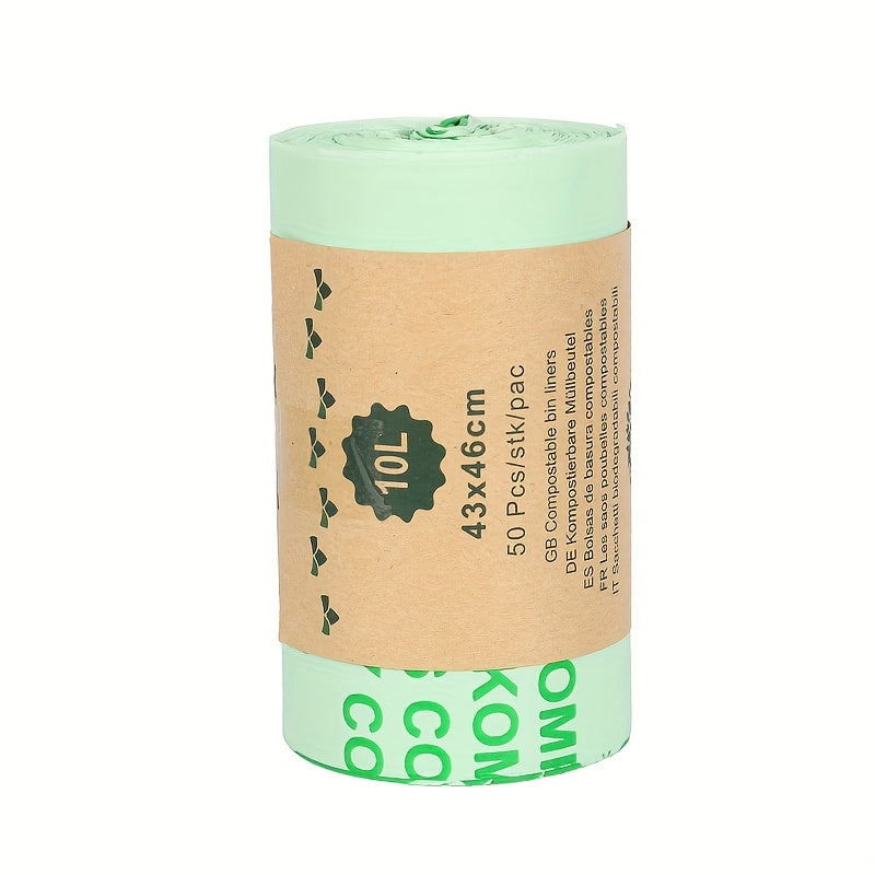 Eco-Friendly Thick Compost Bags for Kitchen Waste - 6L to 30L