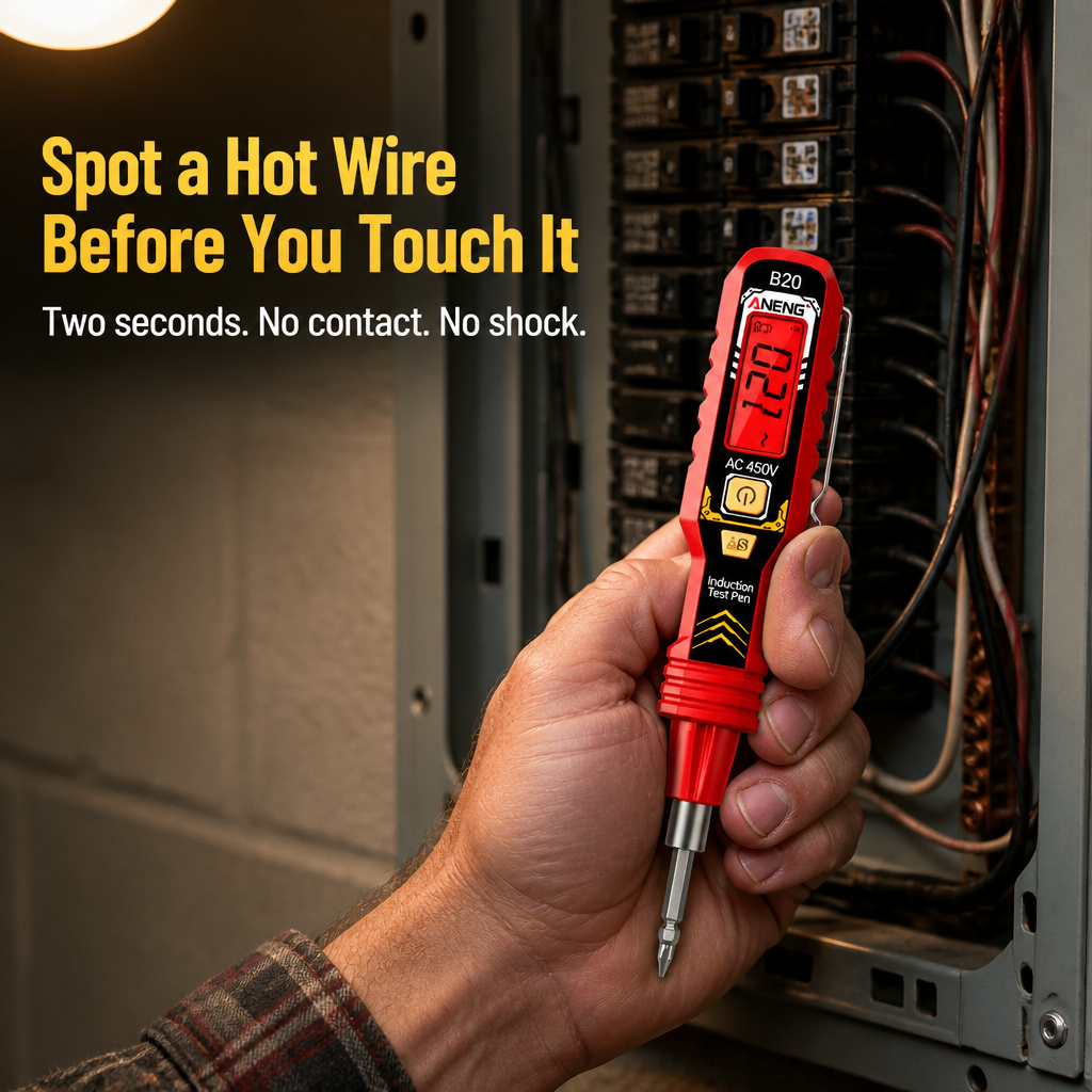 VoltSpark™ — Detect Live Wires in Two Seconds Without Contact
