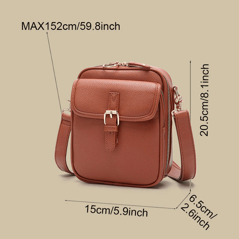 Lumiorex™ Leather Crossbody — Effortless Style and All-Day Confidence Without the Bulk