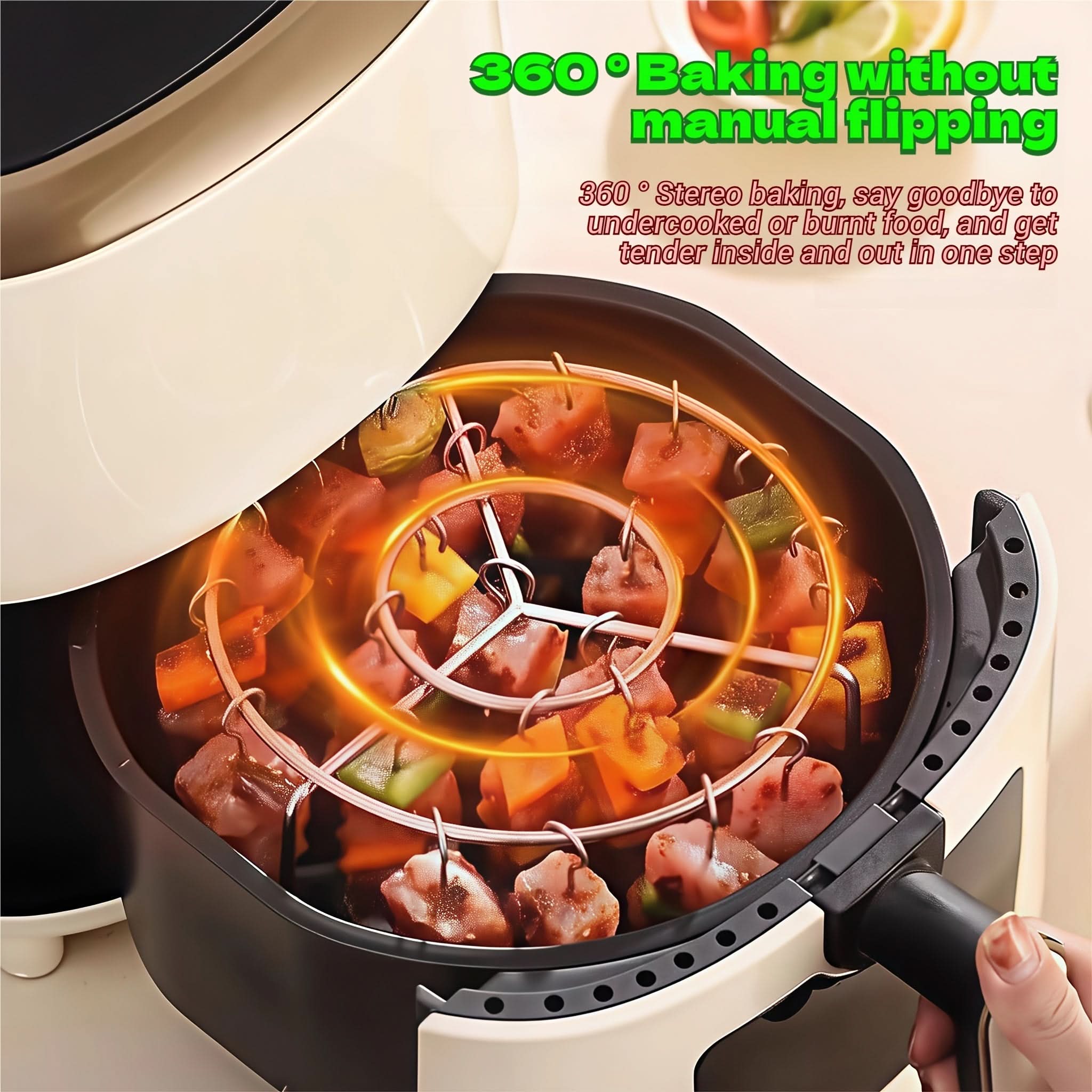 Vertical Skewer Rack Set in Stainless Steel for Grilling