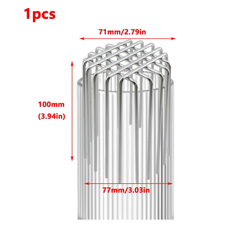 Stainless Steel Exhaust Grille for Dryer – Protects Against Pests and Dirt