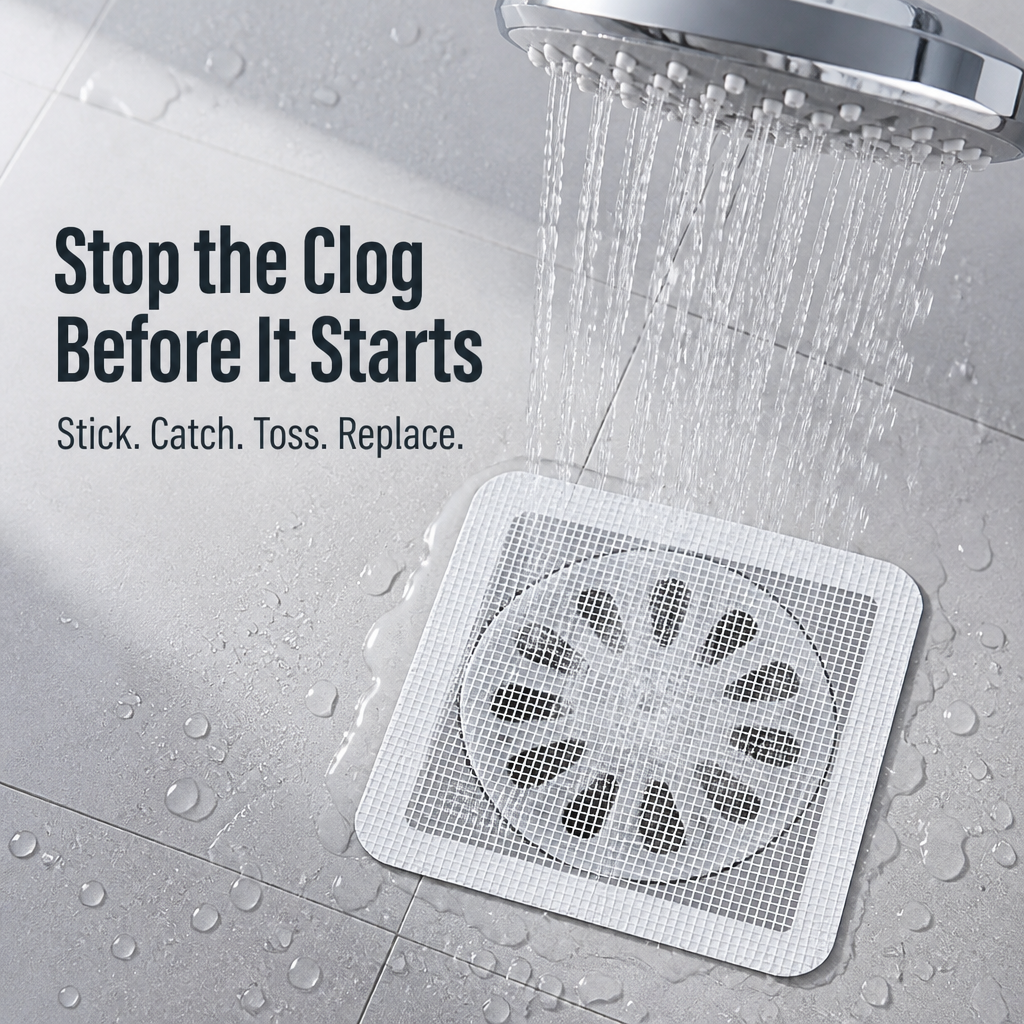 DrainGuard™ — Prevent Hair Blockages Before They Ruin Your Shower Drain