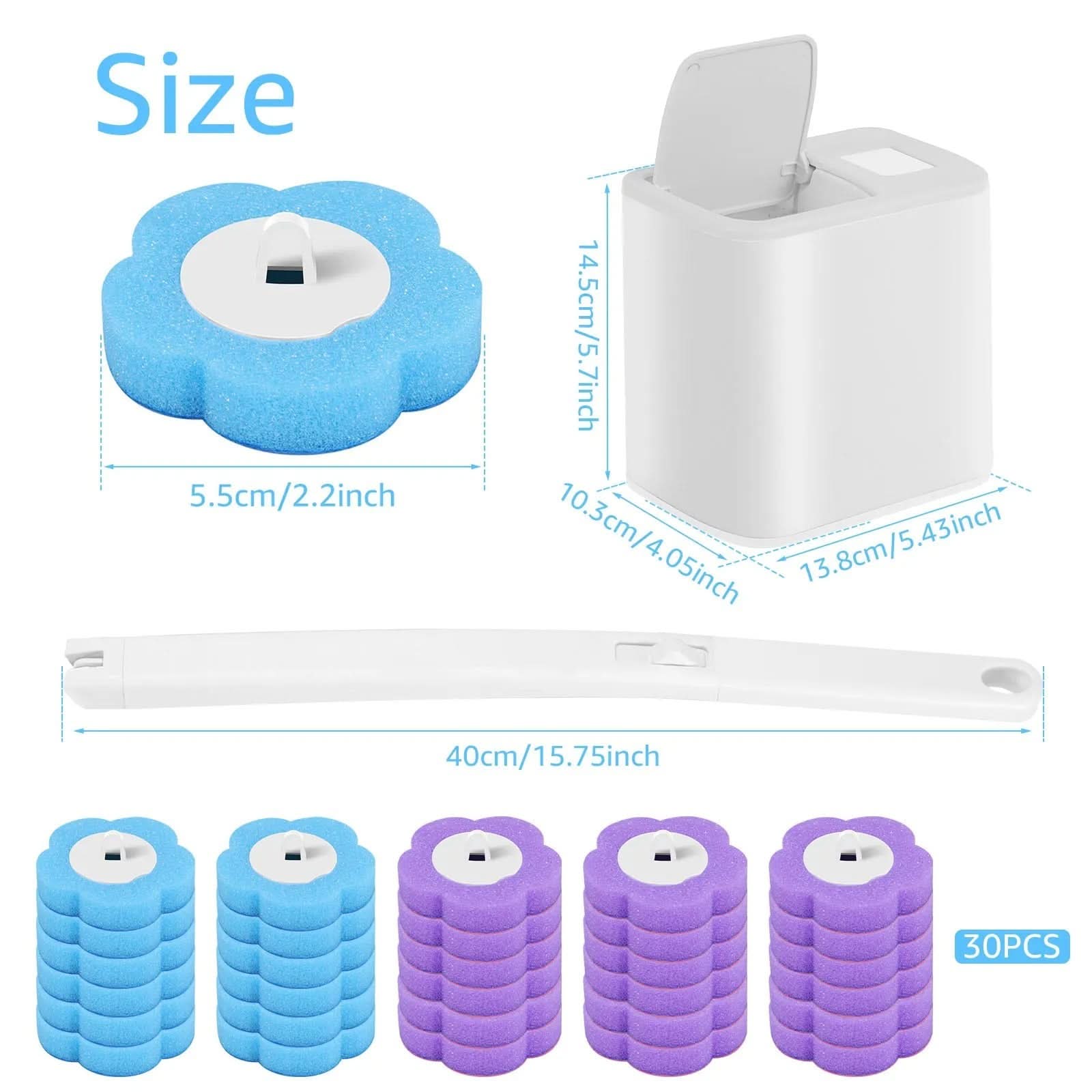 Disposable Toilet Brush Cleaning Set