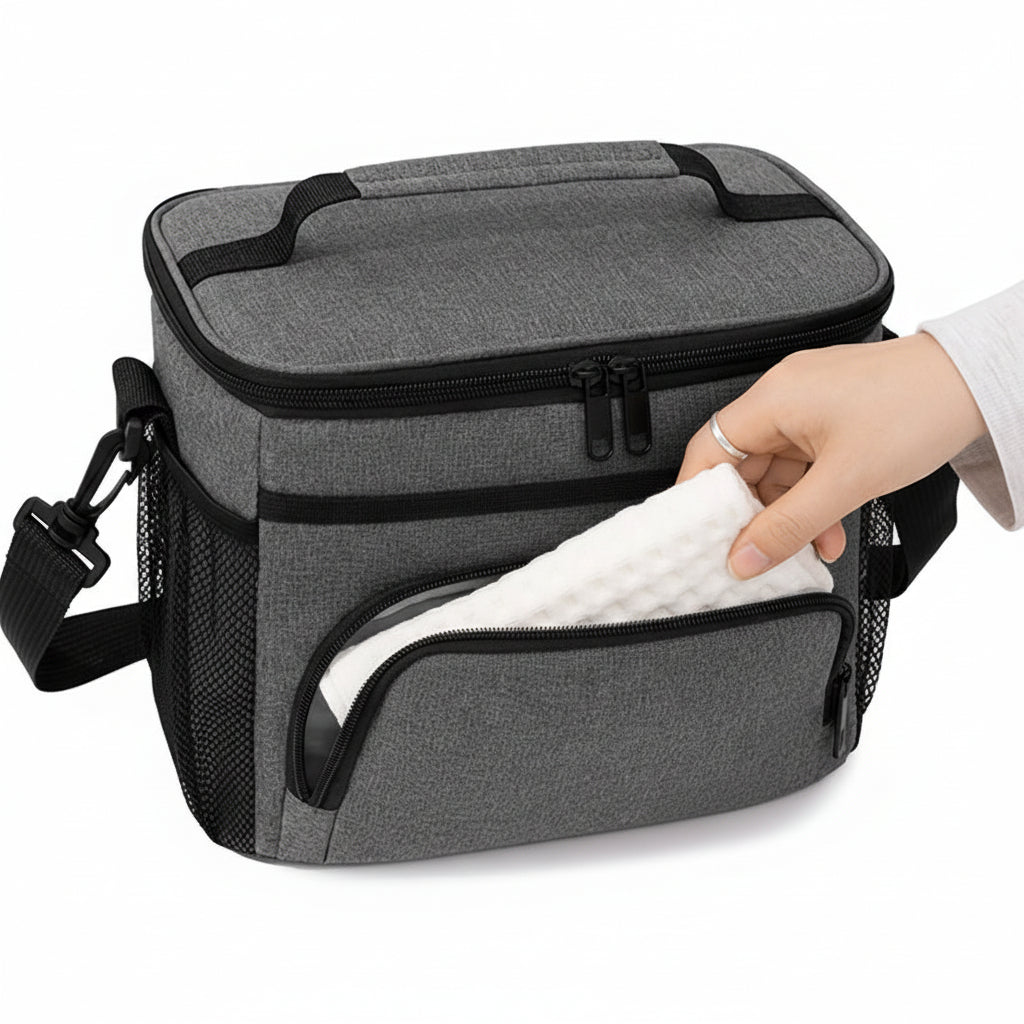 ChillPack - Extra-Large Insulated Lunch Carrier with Zipper & Strap