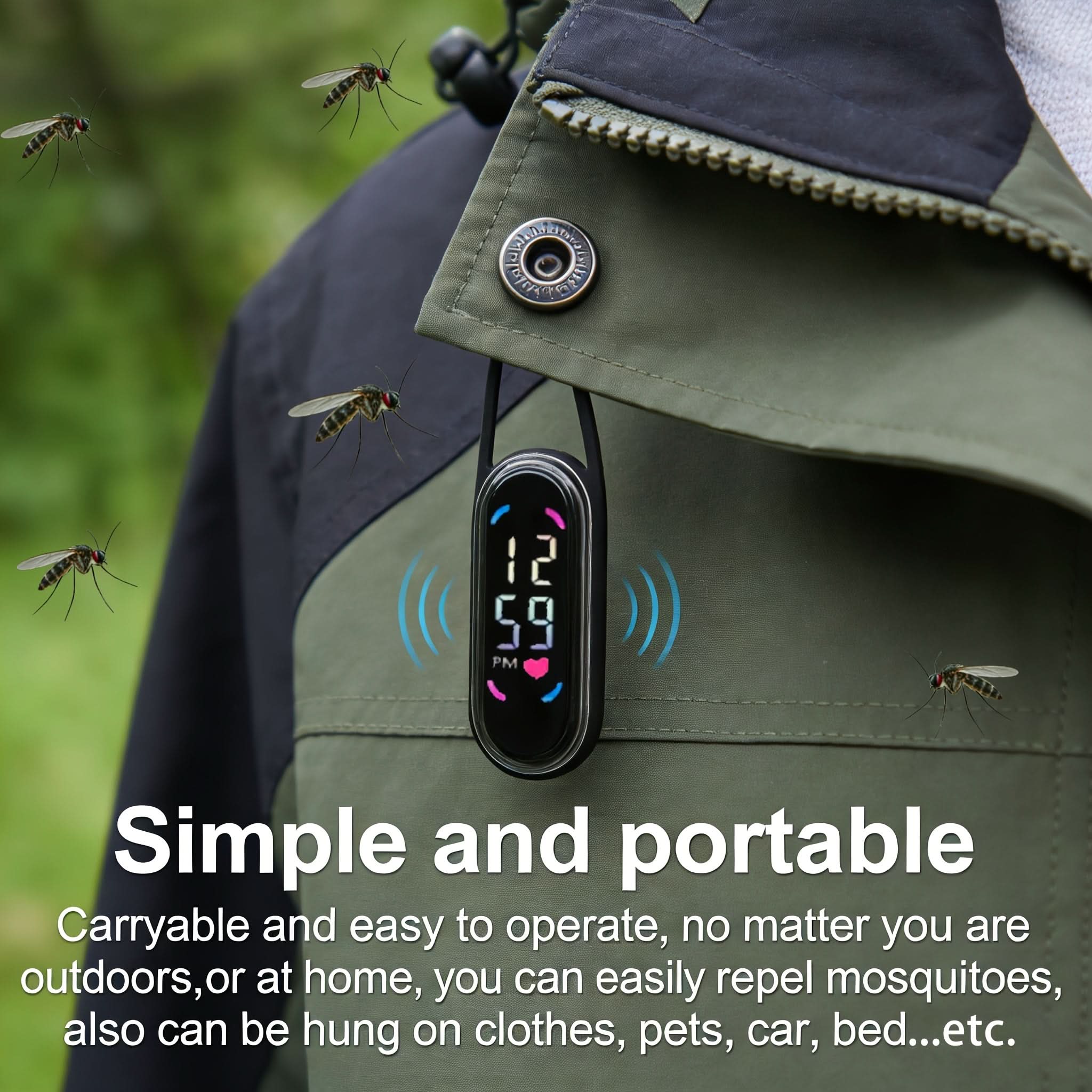 Lightweight Mosquito Repellent Bracelet with Sturdy Construction