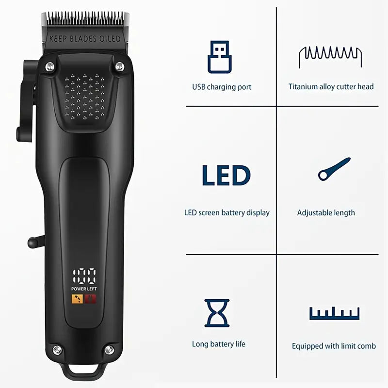 Ultimate Grooming Trio: Wireless Hair & Beard Trimming Set