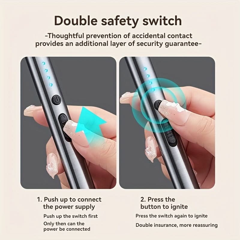 USB Rechargeable Arc Lighter – Windproof Design