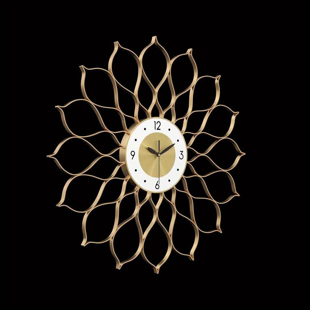 LUXORIA – Elegant Golden Hollow Wall Timepiece