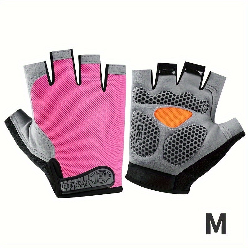 Versatile Outdoor Half Finger Gloves for Active Adventures