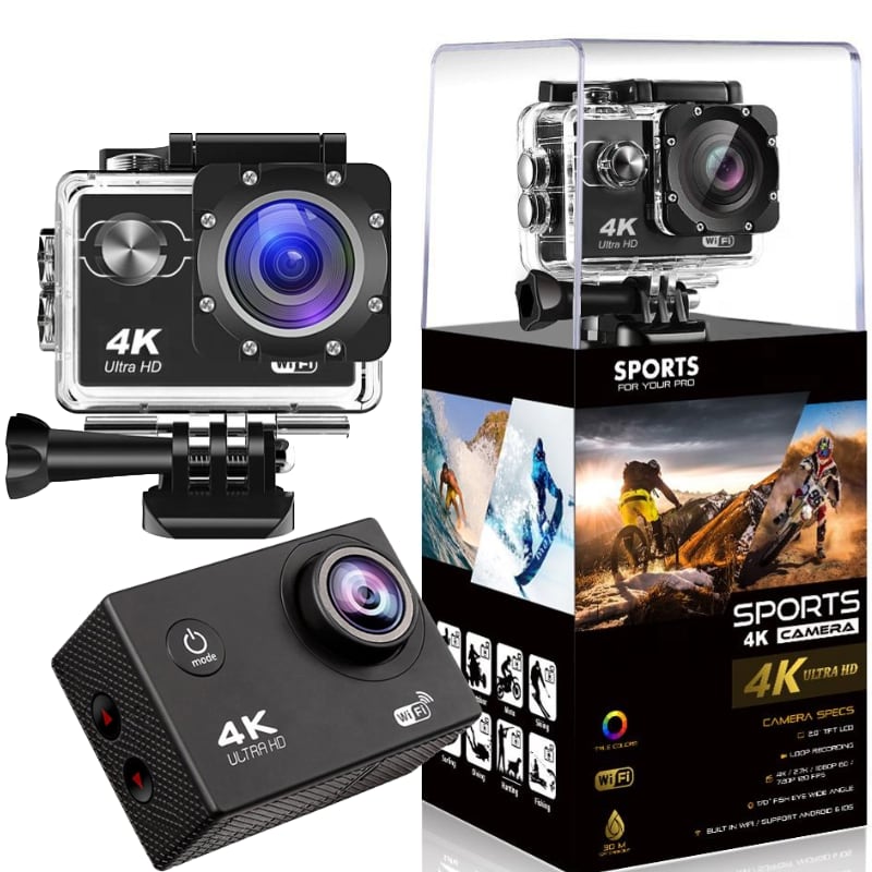 AdventurePro 4K Waterproof Camera with WiFi Streaming