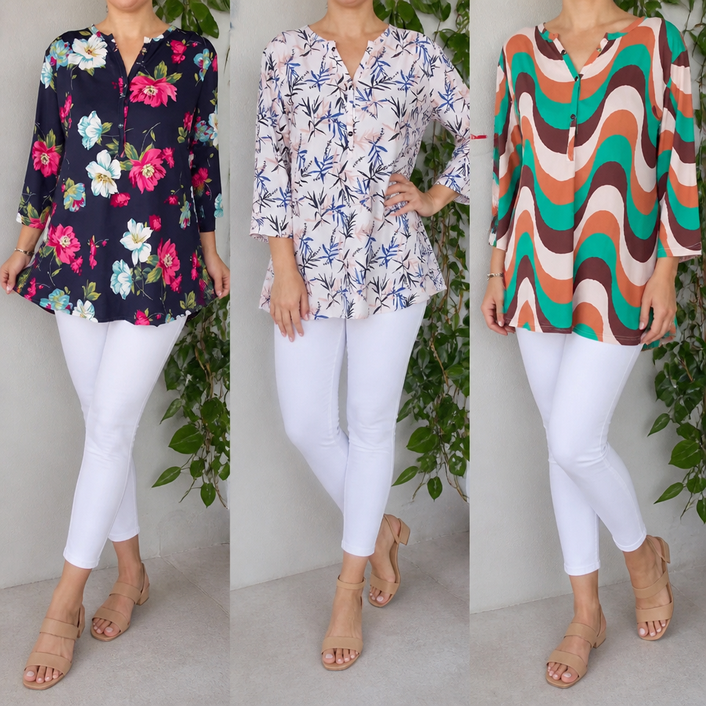 ZephyraWave™ Tunic — Feel Fresh, Flawless, and Free All Day Long