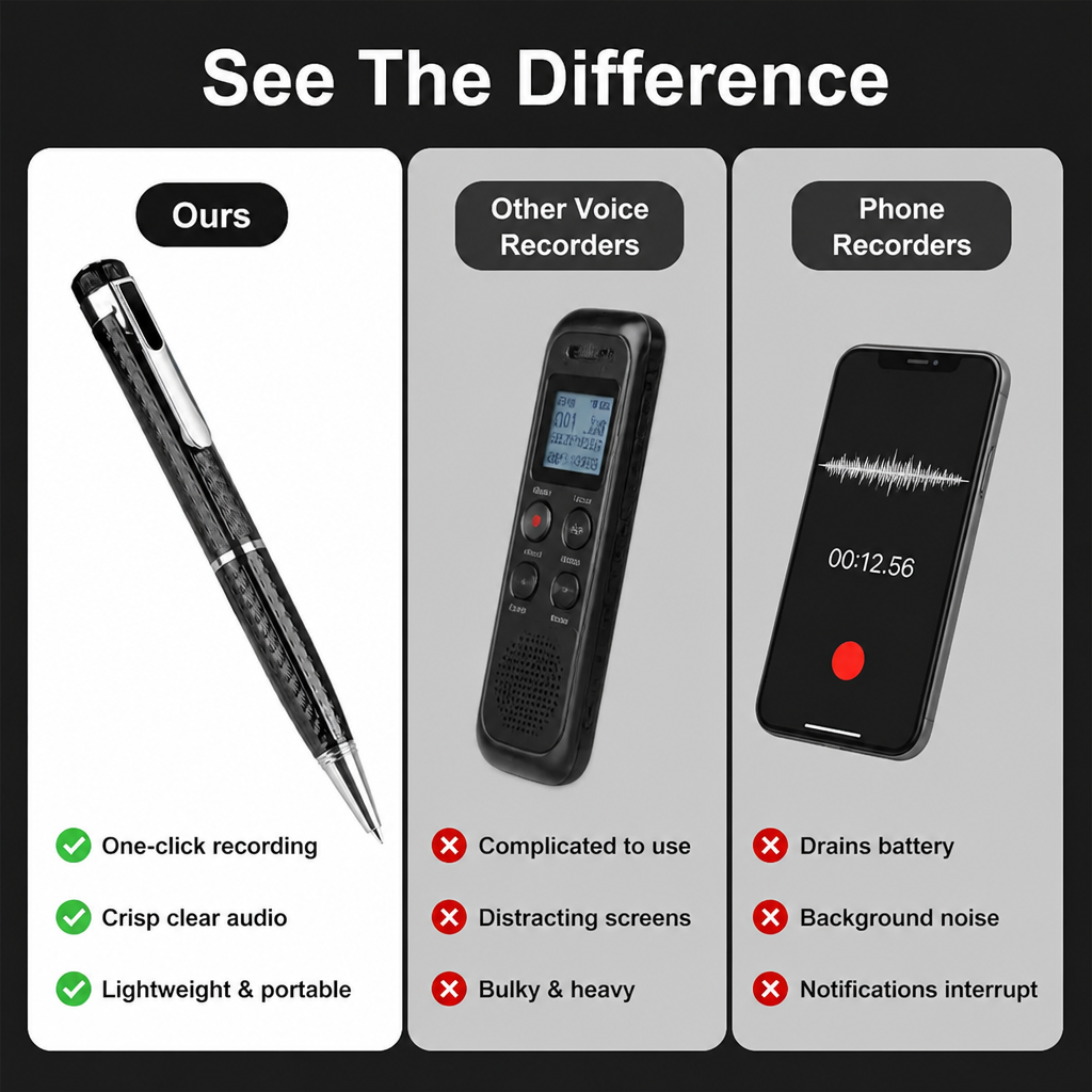 EchoScript™ Voice Pen — Capture Every Word Instantly and Own Your Focus