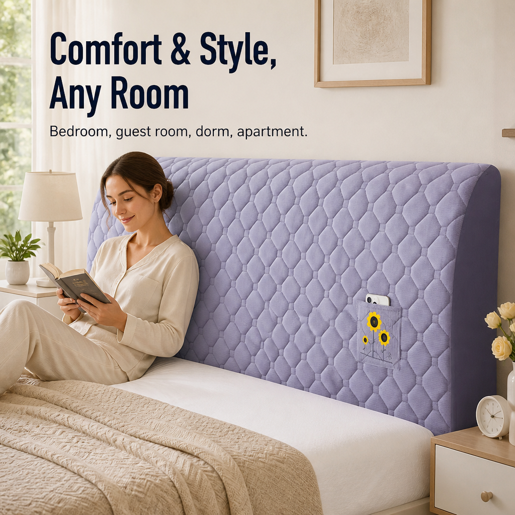 VelvetSoft™ — Wrap Your Headboard in Unmatched Softness and Cozy Luxury Every Night
