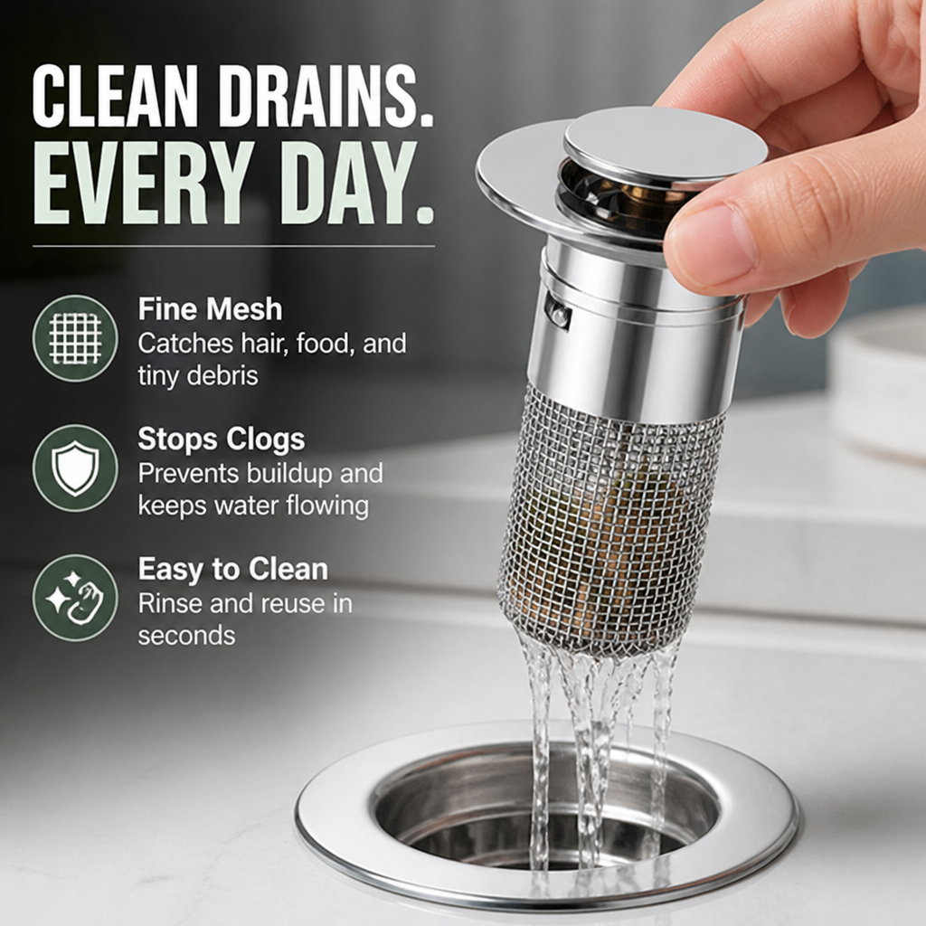 SteelGuard Pro™ — Protect Your Treasures and Keep Your Sink Flowing Effortlessly Every Day