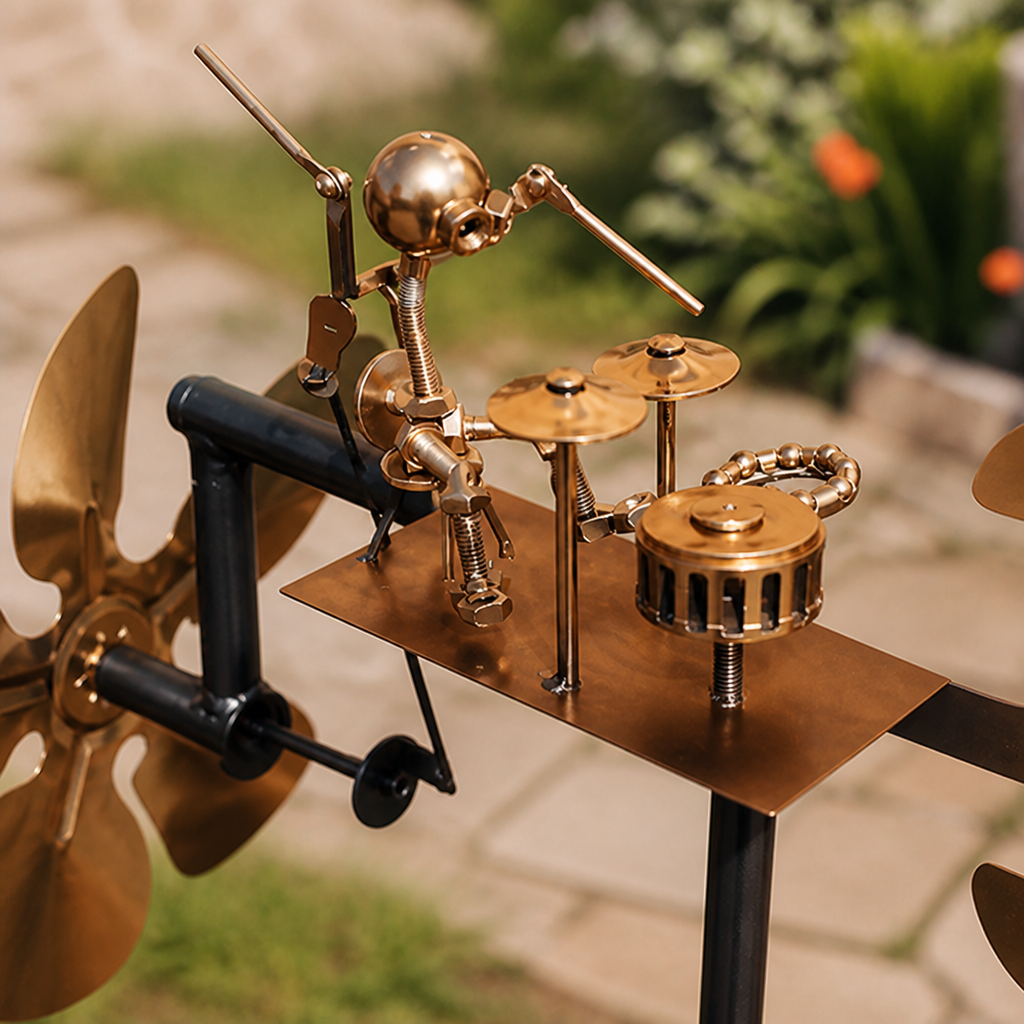PulseRocker™ — Ignite Your Garden with Nonstop Wind-Powered Rock ‘n’ Roll Energy