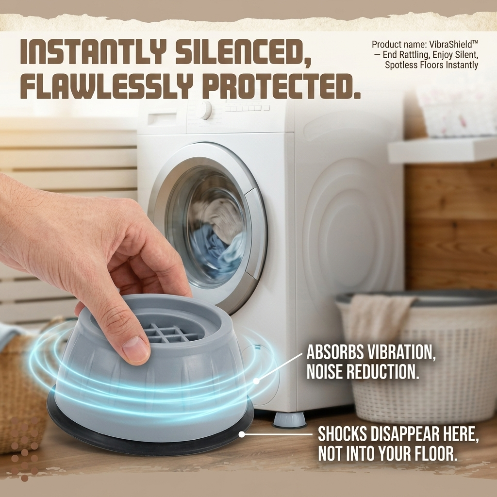 VibraShield™ — End Rattling, Enjoy Silent, Spotless Floors Instantly