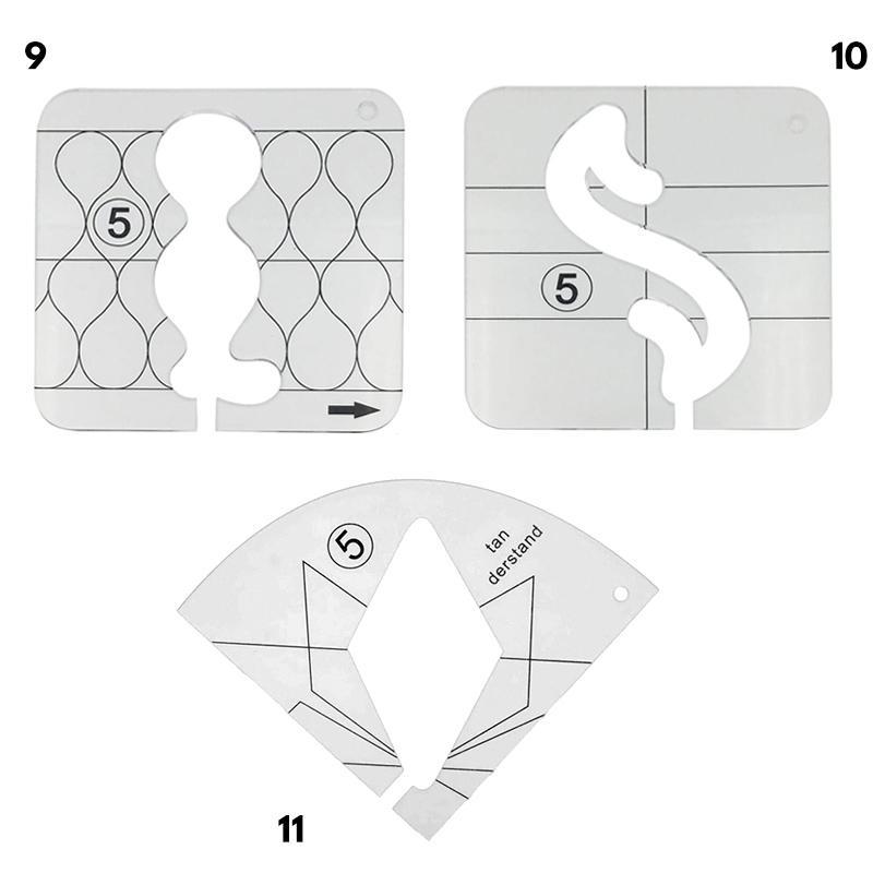 Acrylic Sewing Machine Quilt Template