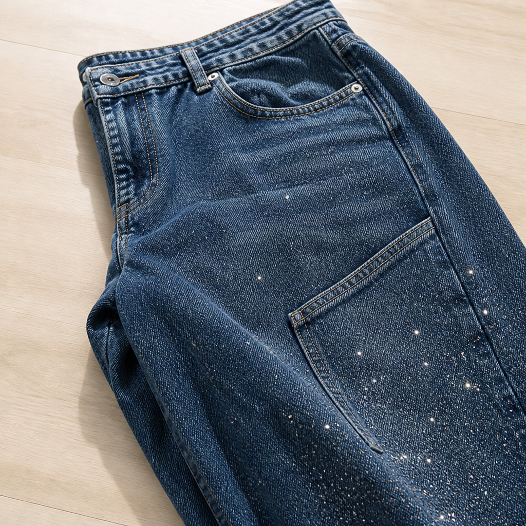 LustraDenim™ — Unleash Radiant Confidence in Jeans That Move and Shine with You